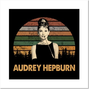 Audrey's Cinematic Legacy The Audrey Hepburn Film Icon Shirt Posters and Art